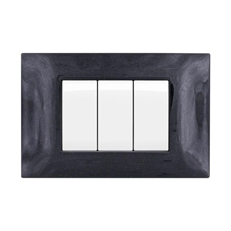MAPAM M6004BL-2 T2-Gem M6004BL-2 4P Black Glass Plate
