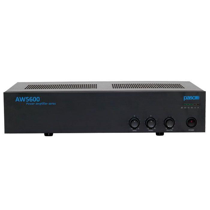 PASO AW5648 480W amplifier, EN 54-16 certified