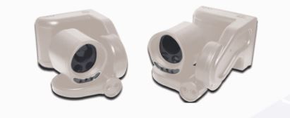 SETRONIC ERRHS0712-1013 Receiver-Transmitter Unit and Reflection Unit RAL 1013