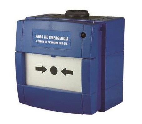 INIM INCENDIO W3A-B000SG-K013-66 Pulsante manuale di allarme per sistemi di spegnimento - colore BLU