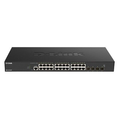 D-LINK DXS-1210-28T 24-port 10GBASE-T + 4-port 10/25G SFP28 Smart Mana