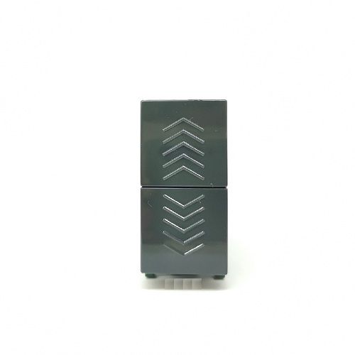 MT DISTRIBUZIONE 622N Doppio Pulsante Gem 622N Nero