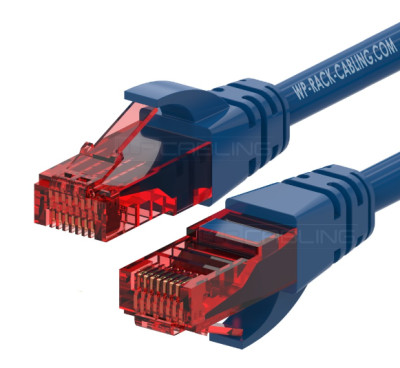 WP RACK WPC-PAT-6U005B CAT 6 U-UTP patch cable Length 0,5 M, AWG 26/7, CU, Color Blue