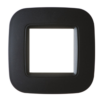 EELECTRON SK03A01ACC 2-MODULE ELECTA PLATE, MATT BLACK