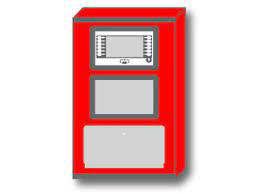 INIM FIRE PREVIDIA-ULTRA216R Analog addressed fire alarm control unit equipped with 2 LOOP expandable up to 16 LOOP color red