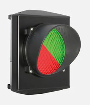 DOMOTIME SML1LRG230V Aluminum traffic light - 1 Lens 2 230 V LED lights