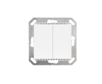 ELSNER 70870 Cala KNX M2-T- pure white RAL 9010 2-gang Push Button