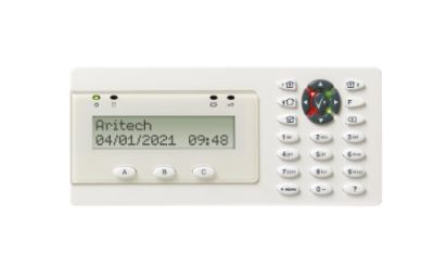 ARITECH INTRUSION ATS1136 Horizontal keyboard with Mifare Desfire EV1/EV2 proximity reader for Advisor Advanced series control units