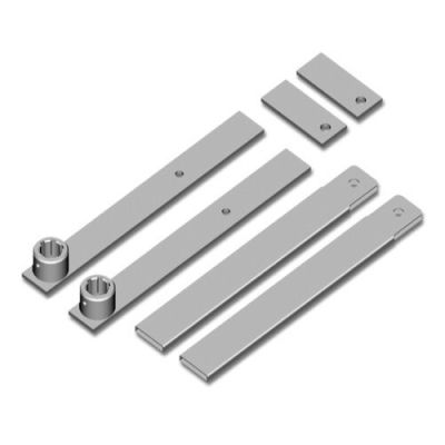 ROGER LT304 PAIR OF TELESCOPIC ARMS L600mm GROOVED BUSHING