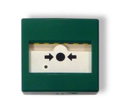 INIM INCENDIO IC0020G Pulsante di allarme convenzionale resettabile - Verde