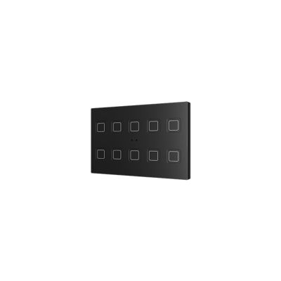 ZENNIO ZVITXLX10A Interruttore touch capacitivo TECLA XL retroilluminato 10 tasti, nero