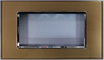 MAPAM 8004BL-4 Art 8004BL-4 4P Champagne Glass Plate