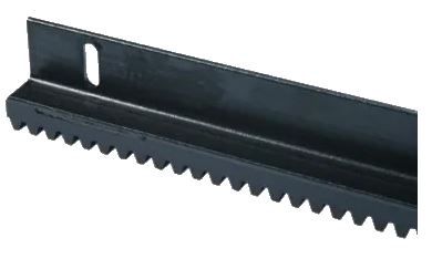 DOMOTIME CA222202CT CREMAGLIERE M4, 22x22x1998mm, Con angolare per fissaggio e trattamento di cataforesi