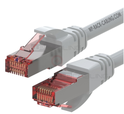 WP RACK WPC-PAT-6SF005 PATCH CABLE CAT.6 S-FTP 0.5m. LS0H GRAY
