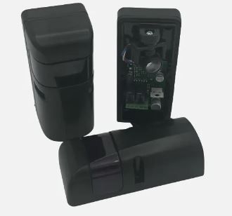 DOMOTIME HL.FXE180 Fotocellula antivandalo, con cover metallica, orientabile 180 gradi 