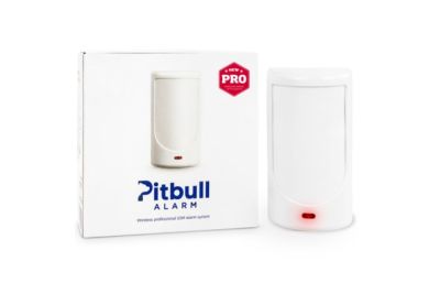 ELDES PITBULL PRO Alarm control unit with double PIR detector with immunity to pets, integrated GSM module with dual SIM, 1 wired area input and 1 logic output on board