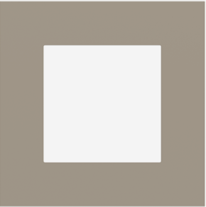 EKINEX EK-PQP-FCO FENIX NTM square FF/71 (Form/Flank/NF) plate - 1 window