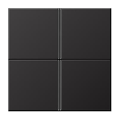 JUNG AL2404TSAD Copritasti per modulo sensore 4 canali- mod. LS990- alluminio scuro