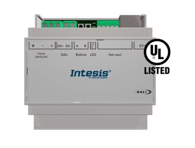 INTESIS INMBSDAL0640500 DALI-2 to Modbus TCP Server Gateway - 1 channel
