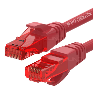WP RACK WPC-PAT-6U010R CAT 6 U-UTP patch cable Length 1 M, AWG 26/7, CU, Color Red
