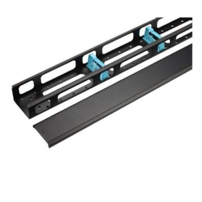 WP RACK WPN-ACM-503-B PANELLO GUIDACAVI VERTICALE 32U CON COPERCHIO NERO RAL9005