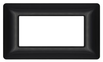 MAPAM M8004-02 Placca Tecnopolimero Joy M8004-02 4P Nero