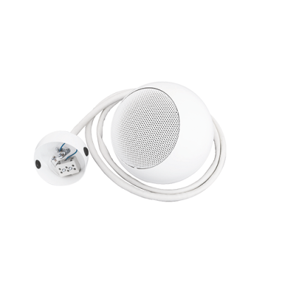 INIM FIRE "DELK 130/10 PP1" Hanging ceiling sphere diffuser for voice evacuation systems 10W