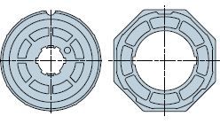 NICE 533.01.00 Round 102x(1.5 to 2) wheel + crown