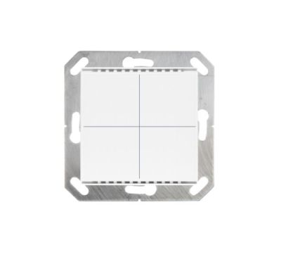ELSNER 70880 Cala KNX M4-T- pure white RAL 9010 4-gang Push Button