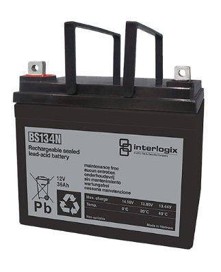 ARITECH INCENDIO BS134N Batteria 12 V - 36 Ah. mm. 197x131x180.