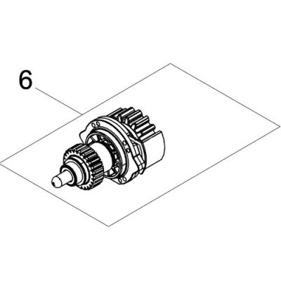 FAAC SPARE PARTS 6020656 BLIZZARD 400/C734 SLOW SHAFT GROUP