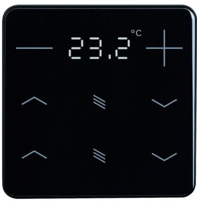 ELSNER 71102 KNX eTR 202 Sunblind- black RAL 9005 Button for Temperature
