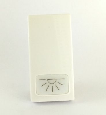 MAPAM 671B Cover Pulsante Luce Gem 671B Bianco