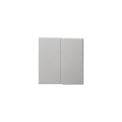 EKINEX EK-T2R-GAG Confezione 2 tasti rettangolari verticali - Grigio argento