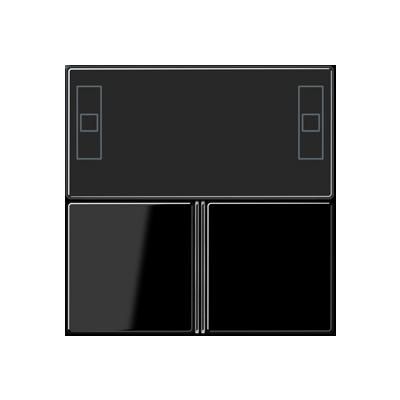 JUNG A4093TSASW Key covers for compact KNX environmental controller - mod. AS+A500+A creation- black