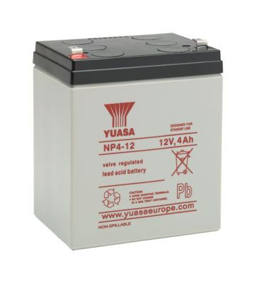 YUASA NP 4-12 BATTERIA 12V 4Ah