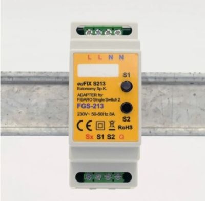 FIBARO THIRD PARTY S213 DIN adapter for FIBARO