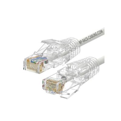 WP RACK WPC-PAT-6AU100W-S SLIM PATCH CABLE CAT.6A U-UTP, 10.0m WHITE