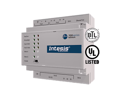 IN704DAL1280000 Intesis protocol translator with KNX, Serial and I
