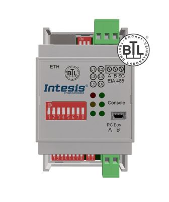 INTESIS INBACHIT001R000 Hitachi Comm. & VRF units to BACnet IP/MSTP Interfaccia - 1 unità