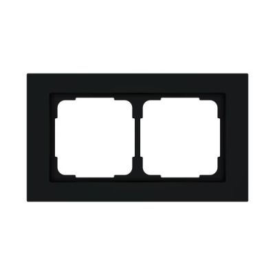 MDT BE-RA2FF06.01 Cornice doppia per linea 55,IT, nero op.