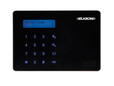 ELKRON 80KP5300113 Soft touch LCD control keypad
