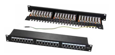 WP RACK WPC-PAN-6F-24 PATCH PANEL FTP 24 POSTI RJ45 CAT. 6