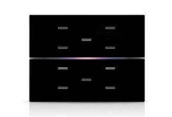 EELECTRON CS10A01KNX-3-3M CAPACITIVE PUSH-BUTTON PANEL WITH UP TO 10 BUTTONS - BLACK