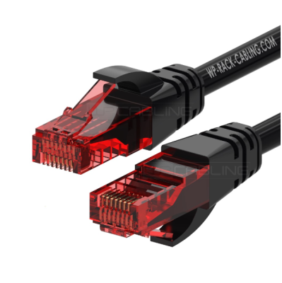 WP RACK WPC-PAT-6U020BL CAT 6 U-UTP patch cable Length 2 M, AWG 26/7, CU, Color Black