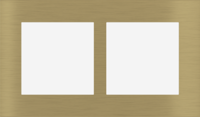 EKINEX EK-S2S-GBB Placca Surface (71 e 20Venti ) rettangolare colore ottone