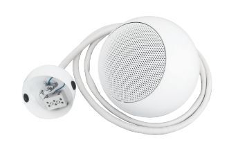 INIM FIRE "DELK 130/20 PP1" Hanging ceiling sphere diffuser for voice evacuation systems 20W