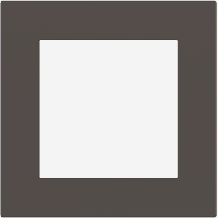 EKINEX EK-DQG-FCC Placca Deep (FF e 71 e 20Venti ) quadrata-FENIX NTM cacao orinoco
