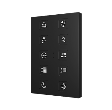 ZENNIO ZVITXLX8C Tecla XL X8. PC-ABS Capacitive push button - 8 but