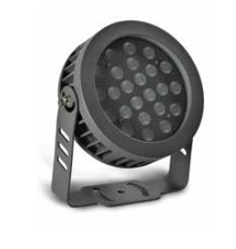 NEXTALITE APE-244/0064 Proiettore 230V- RGBW-24W. Colore grigio scuro. Di
